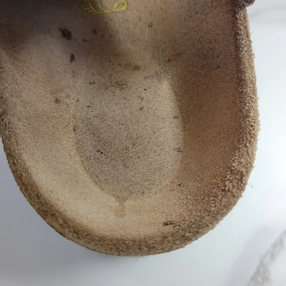 Birkenstock Milano Mens 11 Brown Black Leather Slingback Sandals 44 L13 M11